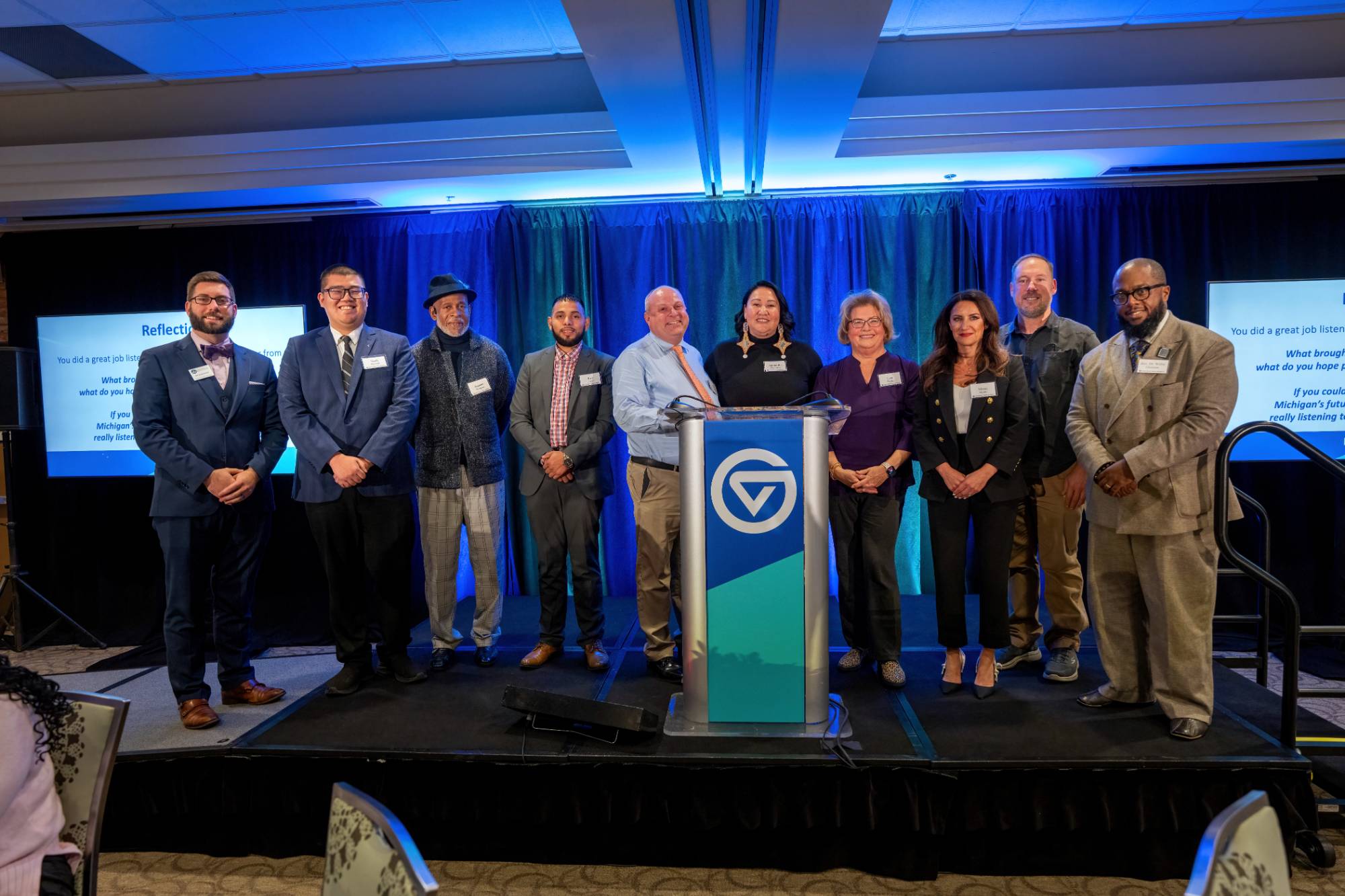 Speakers who shared their stories at MI Listens